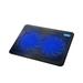 17 Inches Noiseless Laptop Cooler Notebook Cooling Mat USB Cooler 2 Big Fans Computer Stand Chill Mat (Black)