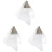 3pcs Birthday Party Cone Hat Decorative Sequins Cone Hat Photo Prop with Tulle for Girl