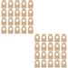 200 Pcs Kraft Paper Wine Tag Bottle Decorations Shelf Labels Tags Name for Christmas Presents