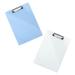 2 Pcs Writing Pad Office Clip Boards Folders Plastic Letter File Stationary Pencil Sketch Clipboard