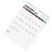 English Planner Calendar Multi-function Hanging Planning Calendar Monthly Coil Calendar