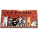 3 Year 2024 2025 2026 Glitter Bling Pocket Calendar Planner With Note Pad (Cat Kitten Orange)