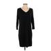 Eileen Fisher Casual Dress - Sweater Dress: Black Dresses - Women's Size Small