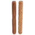 Trjgtas 2Pcs Clay Modeling Pattern Rollers Cobblestone Wood Grain Pattern Clay Rolling Pin Textured Hand Roller Pottery Tools
