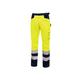 U Group Hi - Light Yellow Men's 40% Polyester, 60% Cotton High Visibility Work Trousers 44 → 46in, 122 →