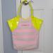 Victoria's Secret Bags | Beach Bag | Color: Pink/Yellow | Size: Os