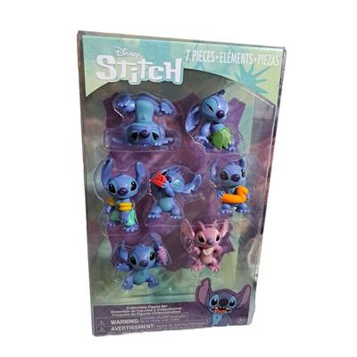 Disney Toys | Disney Lilo & Stitch Collectible 7 Piece Action Figure Playset New | Color: Pink/Purple | Size: Osg