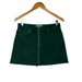 Free People Skirts | Free People We The Free Zip It Up Mini Skirt Denim Pockets Green Ob844130. | Color: Green | Size: 4