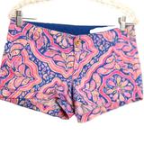 Lilly Pulitzer Shorts | Lilly Pulitzer Shorts Size 2 It's Always Summer Somewhere | Color: Blue/Pink | Size: 2