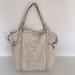 Coach Bags | Coach Handbag/Tote. Fun Strap Feature On Sides. Ivory With Pink Lining | Color: White | Size: Os