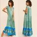 Free People Dresses | Free People Hanalei Bay Floral Printed Maxi Dress Size Small - Fits Up To Xl | Color: Blue | Size: S