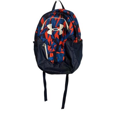 Under Armour Accessories | Under Armour Backpack Geo Black Blue Orange Ipad/Laptop Sleeve Read | Color: Black/Orange | Size: Children