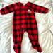 Disney One Pieces | Disney Baby | Mickey Mouse Plaid Christmas Onesie (9-12mo) | Color: Green/Red | Size: 9-12mb