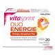 Vitasprint Duo Energie 2-Phasen-Tabletten, 20 St. – Mit hochdosiertem Vitamin B-Komplex zur Verringerung von Müdigkeit und Pflanzenextrakt Rhodiola Rosea.
