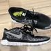 Nike Shoes | Nike Free Run Black Grey Tennis Shoes Size 5.5 Light Weight Running Shoe | Color: Black/Gray | Size: 5.5