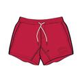 RUSSELL ATHLETIC A00871-CR-424 Logo Swim Shorts Shorts Herren Chinese RED Größe S