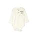 Baby Gear Long Sleeve Onesie: Ivory Bottoms - Size 0-3 Month