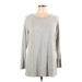 LC Lauren Conrad Pullover Sweater: Gray Tops - Women's Size Large