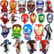 Ballon de Dessin Animé Disney The Avengers Spider-Man Iron Man Fournitures de ixd'Anniversaire