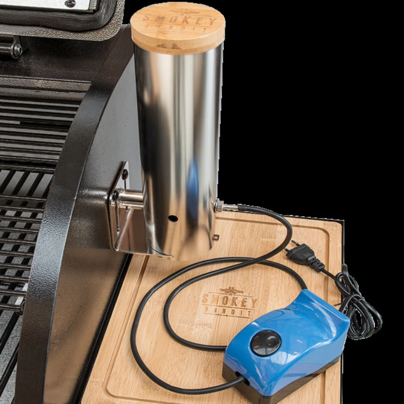 Kaltrauchgenerator aus Edelstahl, Größe L, Räuchergrill zum Räuchern/Lebensmittel und Fleisch, Räucherei, Premium-Zubehör für BBQ-Grill Image