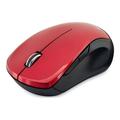 Verbatim - Mouse - silent multi-trac - right and left-handed - optical - 5 buttons - wireless - Wireless USB - USB-C wireless receiver - red