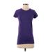Athleta Active T-Shirt: Purple Snake Print Activewear - Women's Size Small