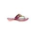 Born Handcrafted Footwear Sandals: Pink Print Shoes - Women's Size 10 - Open Toe