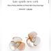 Kate Spade Jewelry | Kate Spade Disco Pansy Stud Earrings | Color: Silver/White | Size: Os