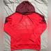 Adidas Shirts | Like New Adidas Red Two Tone Dry Fit Hoodie Sweatshirt Size Men’s Large L | Color: Red | Size: L