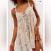 Free People Dresses | Free People Oh Darling Sheer Lace Mini Slip Dress L $128 | Color: Cream/White | Size: L