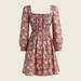 J. Crew Dresses | J Crew Liberty London Cinched Waist Organic Cotton Dress Meadow Song | Color: Orange/Pink | Size: 20