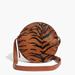 Madewell Bags | Madewell The Simple Circle Crossbody Leather Handbag With Calf Hair Animal Print | Color: Black/Brown | Size: Os