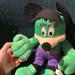 Disney Toys | Euc Mickey Mouse Hulk Marvel Superhero Squad Disney Plush Doll Stuffed 2013 | Color: Green/Purple | Size: Approx 12-14”