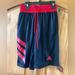 Adidas Bottoms | Boys Adidas Basketball Club Black Red Athletic Basketball Shorts Size M | Color: Black/Red | Size: Mb