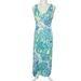 Lilly Pulitzer Dresses | Lilly Pulitzer Womens Xs Blue White Floral Northeast Habbah Aster Maxi Dress | Color: Blue/White | Size: Xs