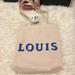 Louis Vuitton Bags | Louis Vuitton 200 Blue Canvas Shoulder Tote Bag (Free Clinique Moisture) | Color: Blue | Size: Os