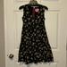 Kate Spade Dresses | Kate Spade Daisy Dots Mainline Vineyard Sleeveless Dress Babydoll Above Knee | Color: Black/Yellow | Size: 0
