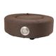 Moxibustion Cushion, Home Moxa Board 360 Degree Rotation Hole Stable and Comfortable for Health Care (Brown)