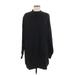 Divided by H&M Casual Dress - Sweater Dress: Black Dresses - Women's Size Medium