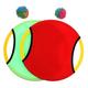 Vaguelly 6 Sets Trampoline Ball Game Trampoline Paddle Ball Flying Disc Paddle Trampoline Disc Game Catch Ball Paddle Game Interact Ball Toys Parent-child Toy Ball Outdoor