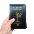 Leather Trend Spotting Passport ID Cover World Trip Travel Urban Document custodia protettiva porta