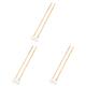 3 Pairs Chicken Thighs Multicooker Glockenspiel Drumstick Percussion Mallet Stick Percussion Drumstick White Bell Mallet