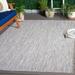 Safavieh Courtyard Carolann Indoor/ Outdoor Waterproof Patio Backyard Rug Ivory Blue/Beige 5 3 x 7 7 5 x 8 Outdoor Living Room Patio Dining