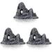 3pcs Mini Rockery Adornment Mini Landscape Ornament Mini Bonsai Ornament Sand Table Decoration