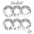 Modish Labels Baby Clothes Size Dividers Baby Closet Organizers Closet Size Dividers Baby Closet Organizers Clothes Organizer Neutral Boy Girl Woodland Animals Tribal Nordic (Gray)