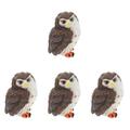 4pcs Ceramic Garden Owl Statue Garden Owl Decor Outdoor Garden Decor Owl Ornament