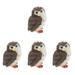 4pcs Ceramic Garden Owl Statue Garden Owl Decor Outdoor Garden Decor Owl Ornament