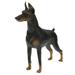 Simulated Doberman Pinscher Mini Figurines Animals Crafts Homedecor DÃ©cor Sculpture Sitting Dog Statue Child