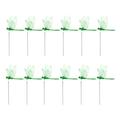 Brenberke 12Pcs Dragon-fly Stakes Outdoor Planter Flower Pot Bed Garden Decor Yard Art