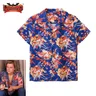 Romeo und Julia Hawaii Shirt Cosplay Kostüm Romeo Shirt Leonardo Dicaprio T-Shirt Blume Button Down